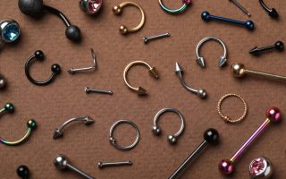 kolczyki ze stali chirurgicznej